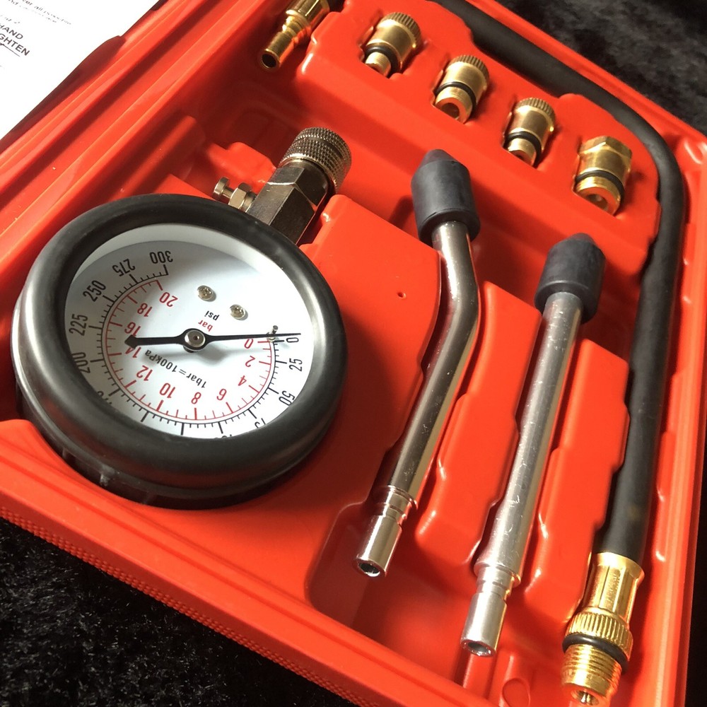Gasoline Engine Cylinder Compression Tool Kit
