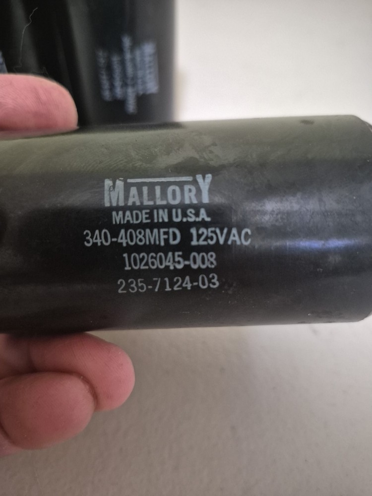 Start Capacitor 340-408MFD MFD 125VAC