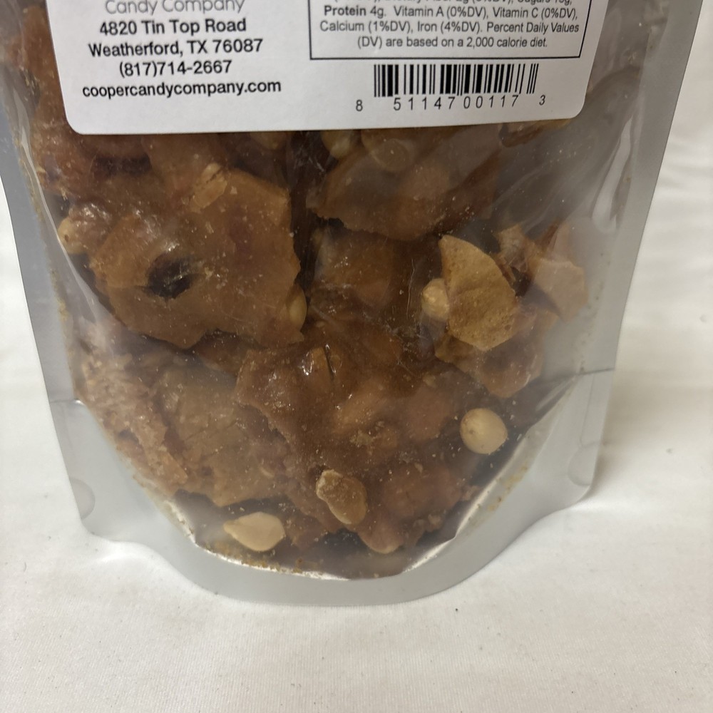Peanut Brittle Made In Texas 8oz.