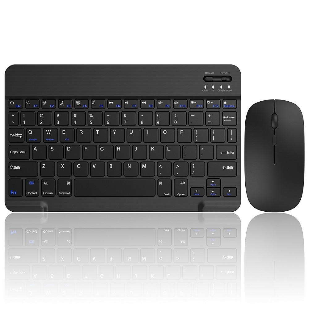 Wireless Bluetooth Keyboard and Mouse Set Rechargeable for iPad Laptop Mac PC