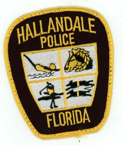 FLORIDA HALLANDALE POLICE NICE PATCH SHERIFF
