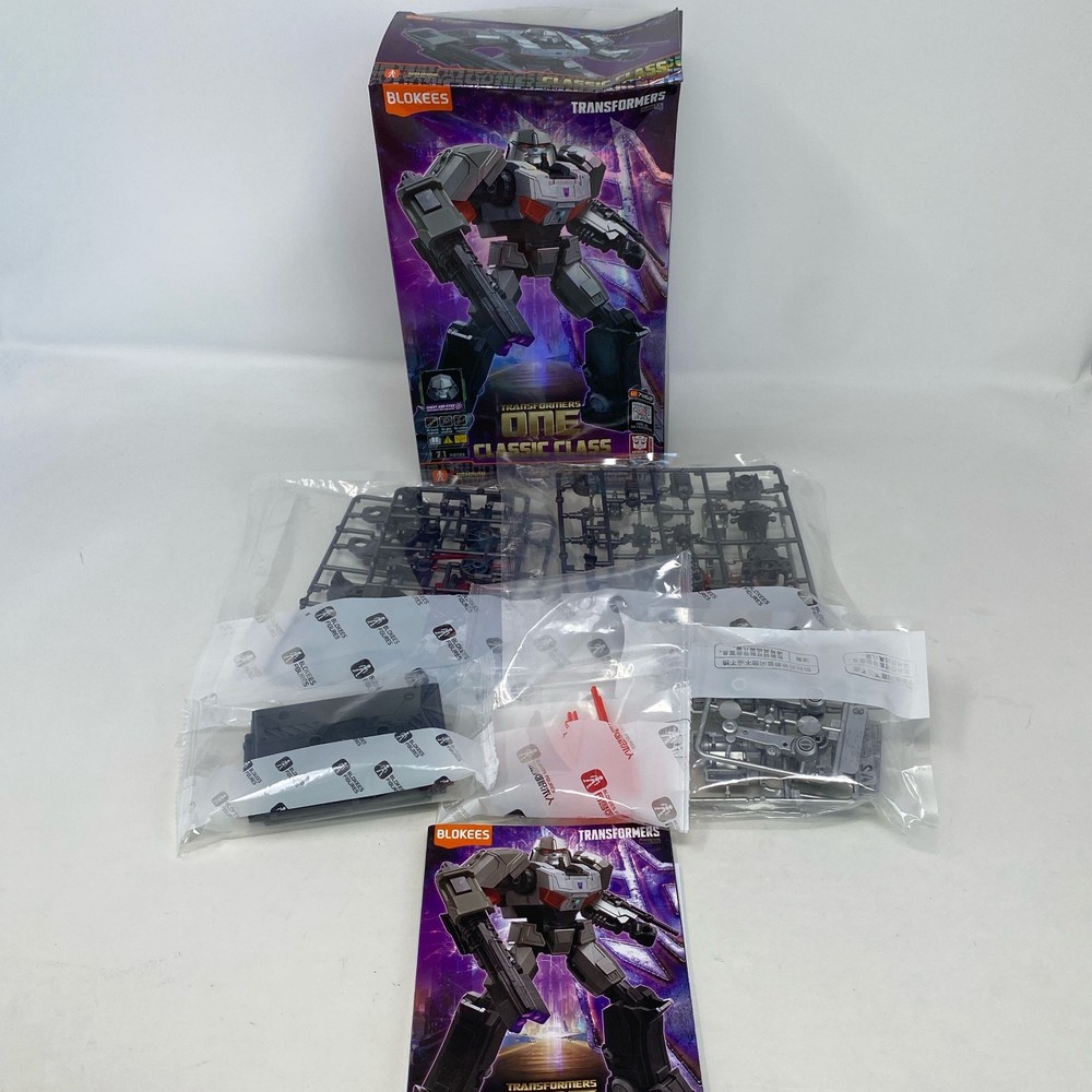 Blokees Transformers One Megatron Model Kit, Gray, 5-inch