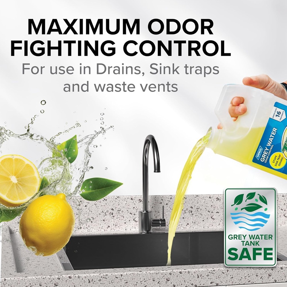 RV Grey Water Odor Control Treatment