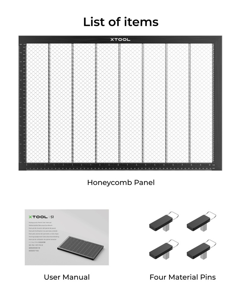 (Refurbished) xTool S1 Honeycomb Panel