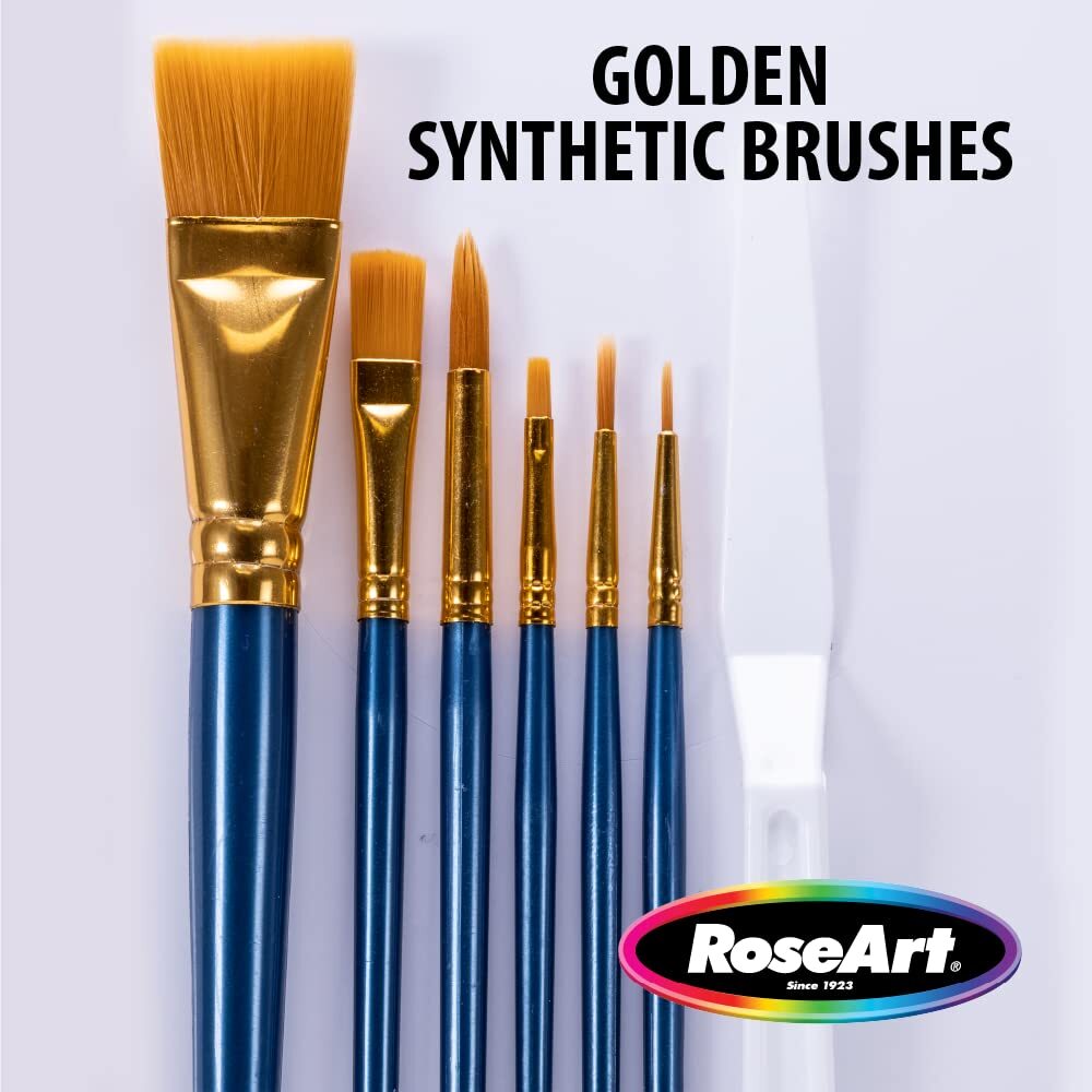 25 pc Mix Media Paint Brushes