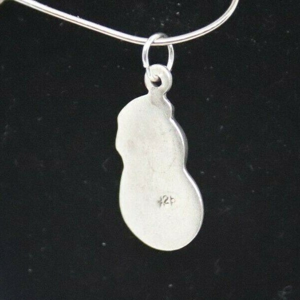 Sterling Silver Snowman Charm