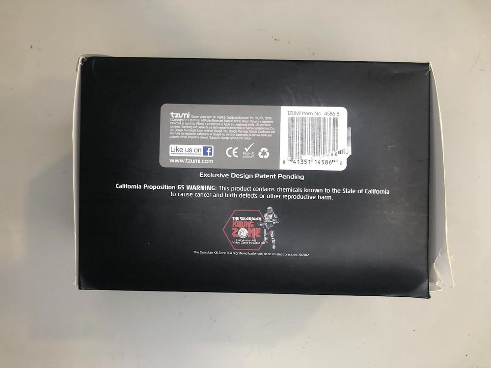 DREAM VISION Tzumi VR Virtual Reality Startphone Mobile Bluetooth & Remote