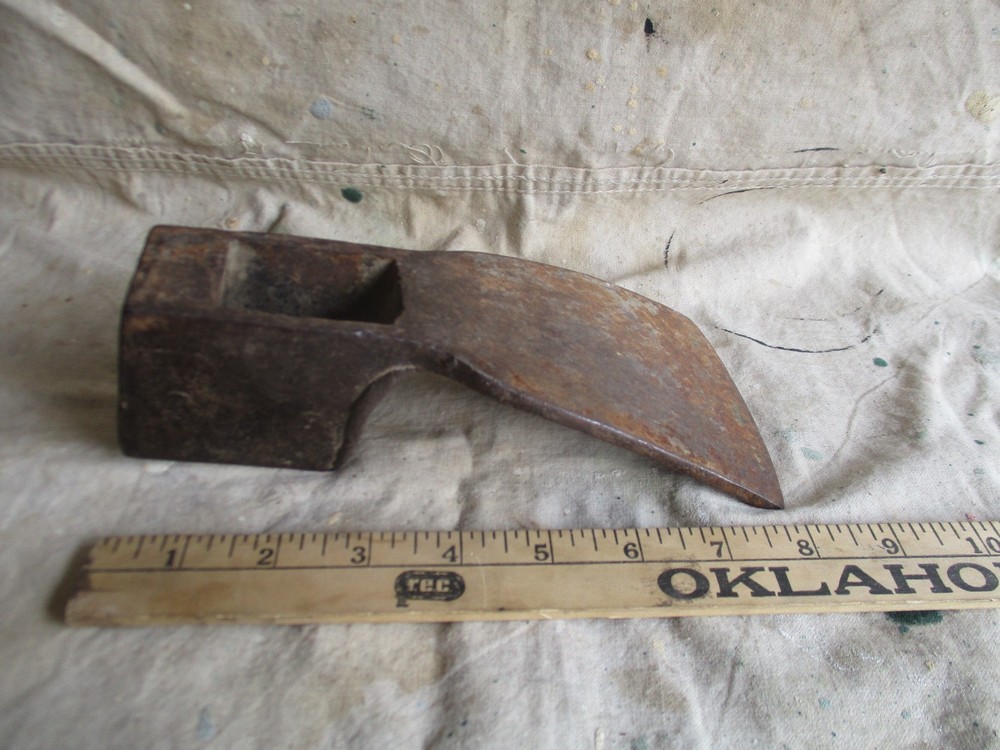 Used Spade Bit Axe Head