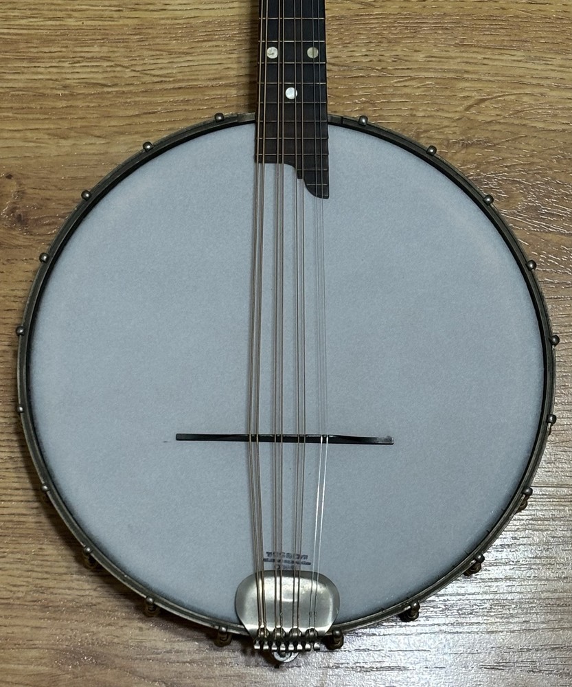 Bell Tailpiece Vintage Banjo 8 String Mandolin