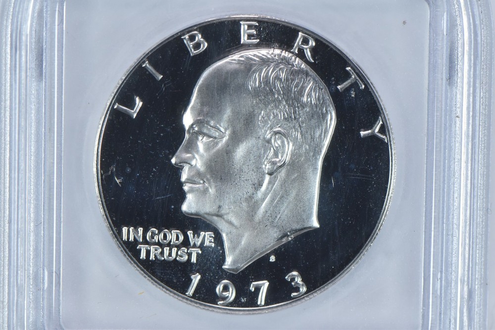 1973-S Eisenhower $1 Silver PR70 DCAM ICG