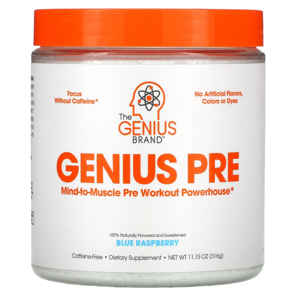 Genius Pre, Blue Raspberry, 11.15 oz (316 g)