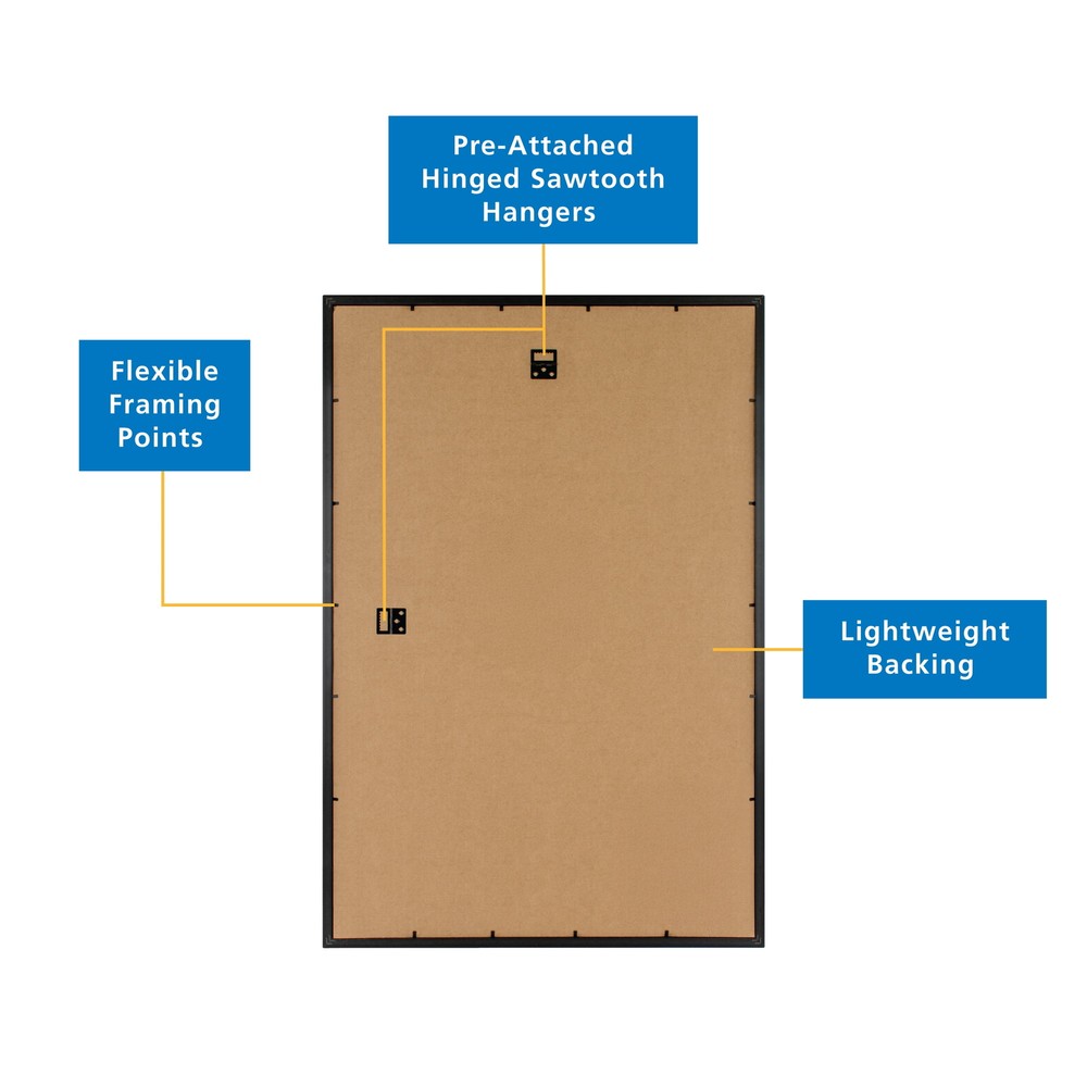 NEW 20x30 Rounded Black Poster Frame