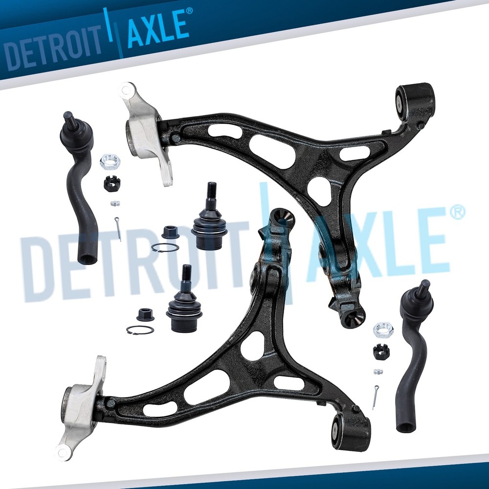 For 2011 - 2015 Durango Grand Cherokee Front Lower Control Arms Outer Tie Rods