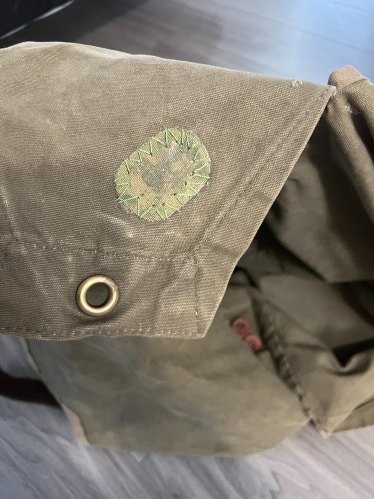 vintage Woods Canada canvas rucksack