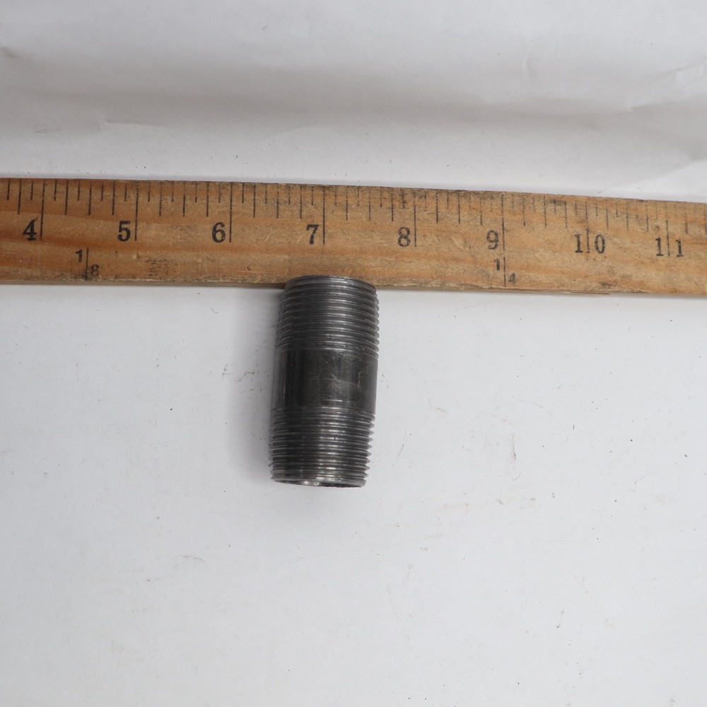 Nipple Pipe Fitting Brass 1" x 2"