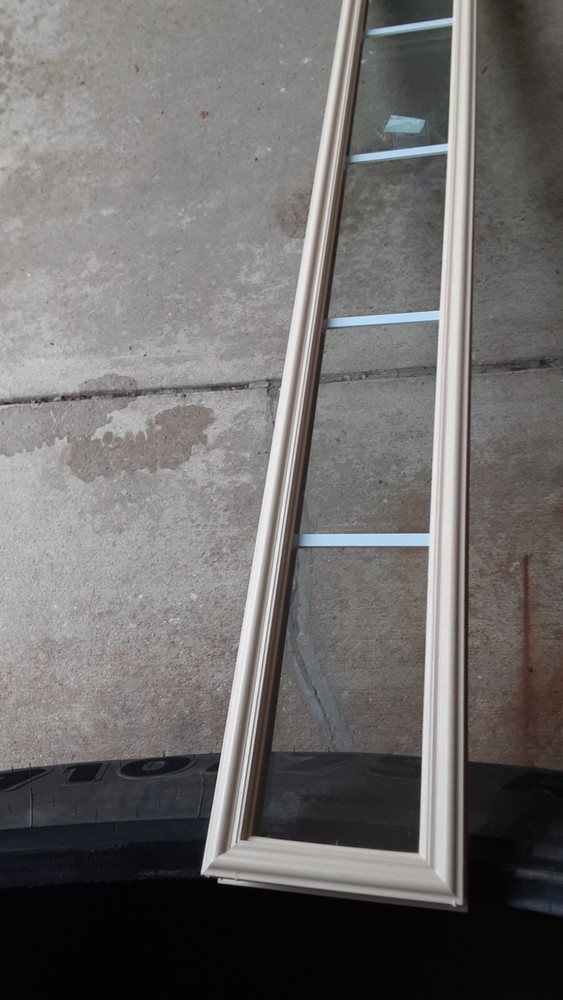 Decorative entryway door window glass replacement kit side lite light