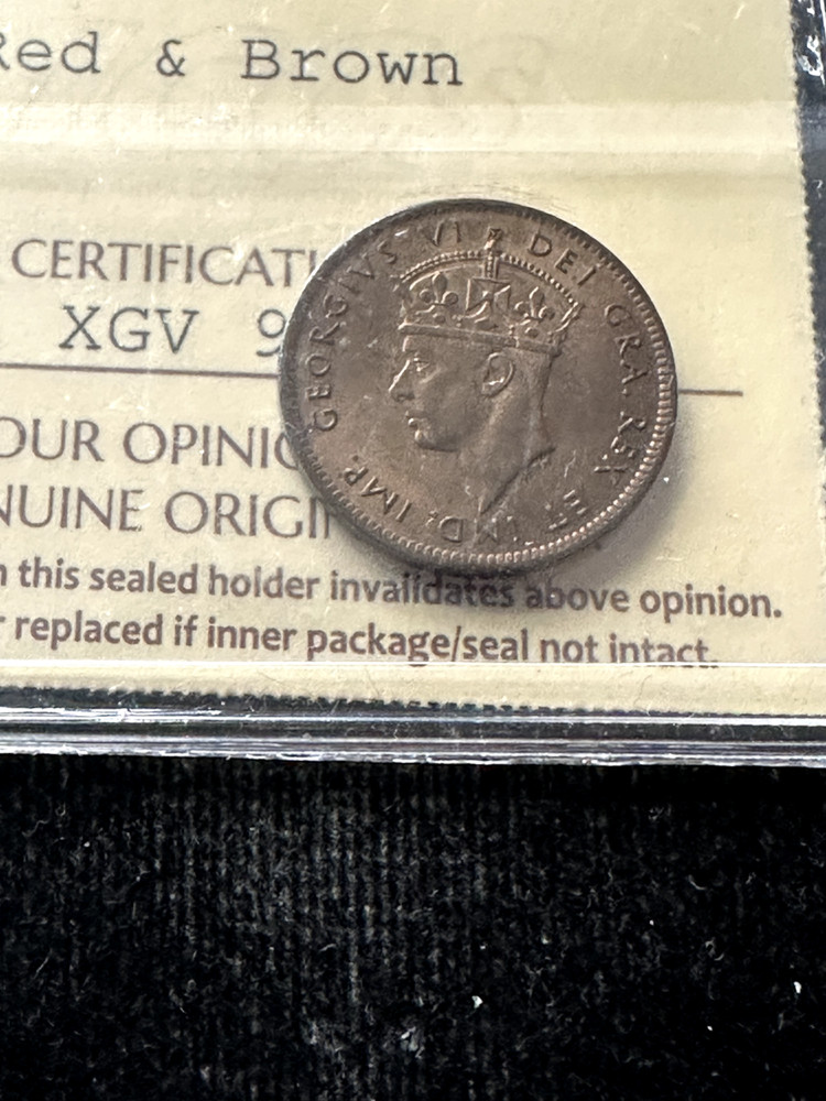 1940 ICCS Graded Newfoundland, Small One Cent, **MS-64**