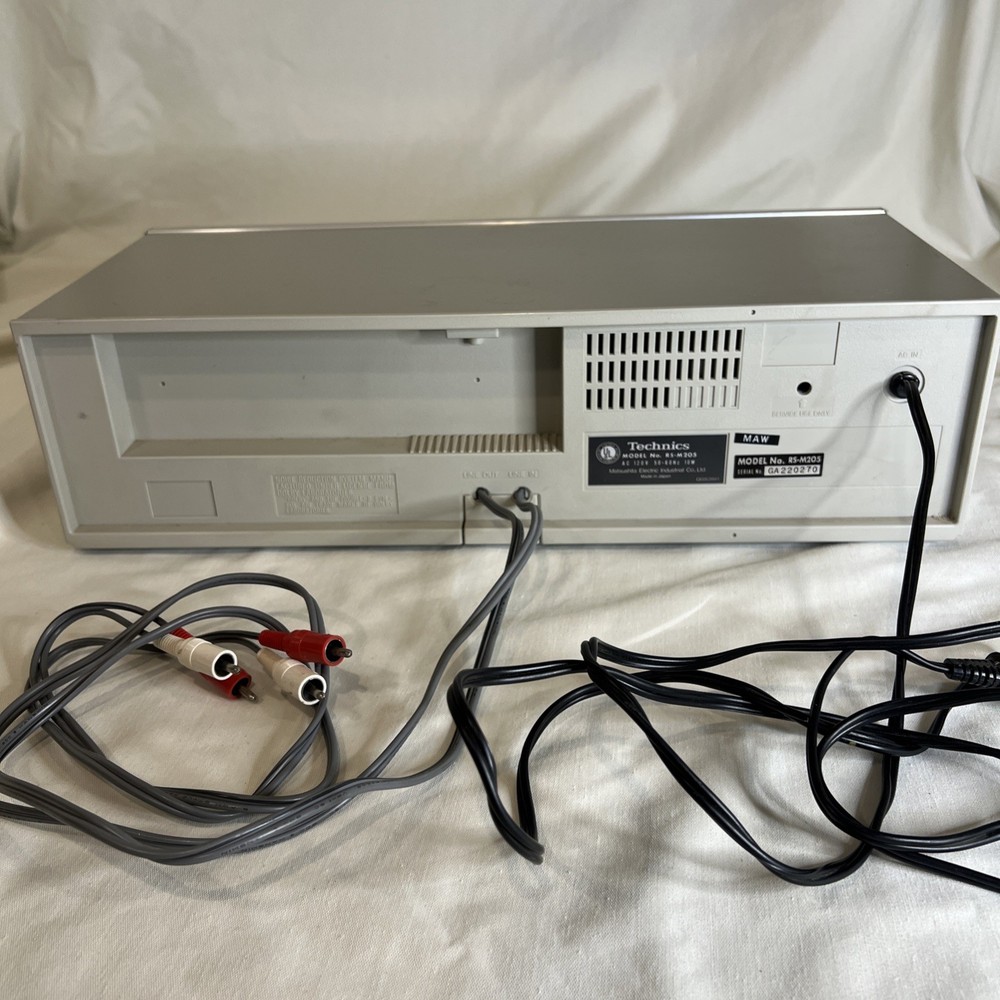 Technics RS M205 Cassette Deck Tape Recorder Vintage, Tested Working