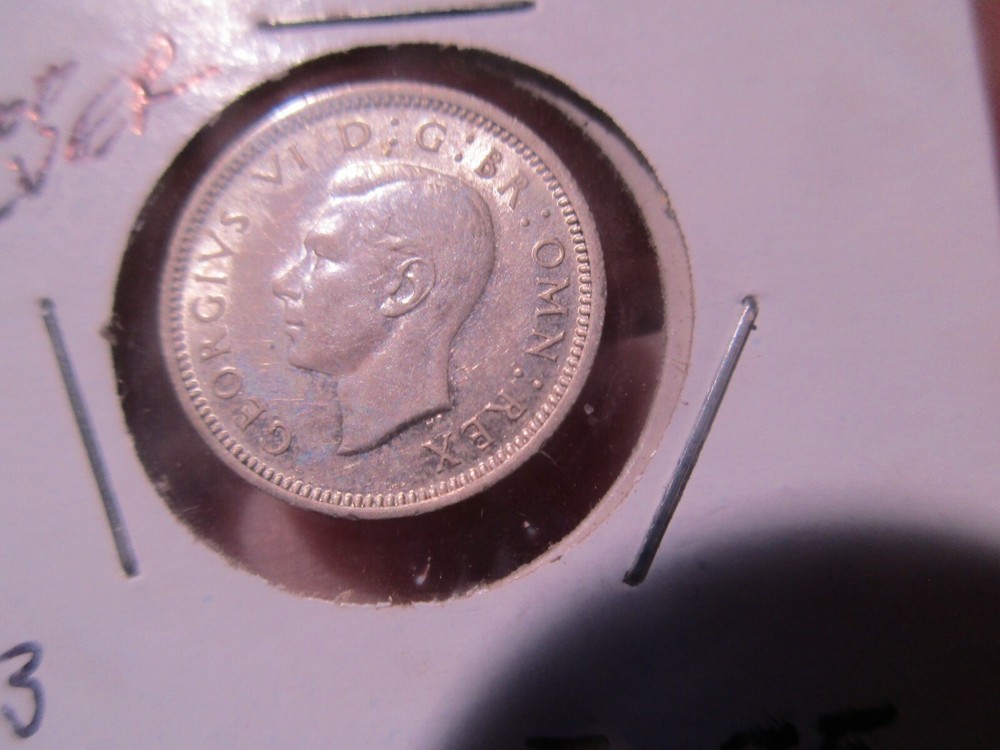 Britain - 1943 Silver Sixpence - George VI