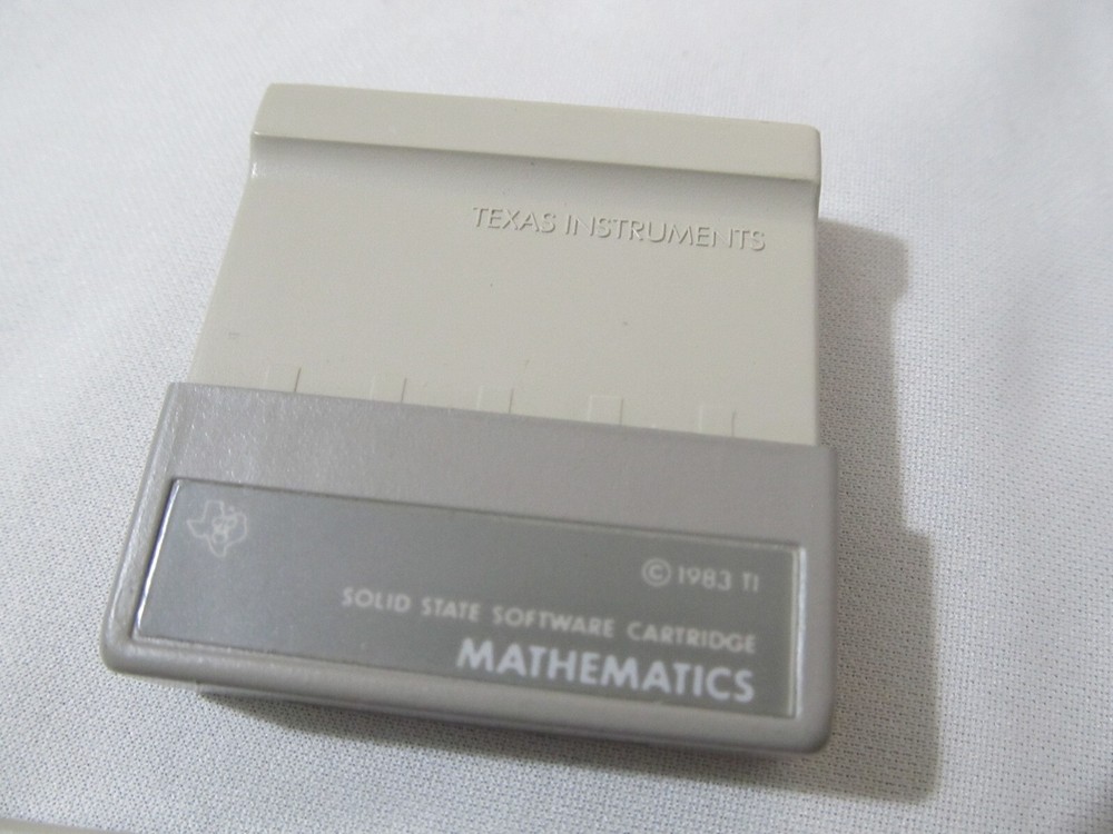 Texas Instruments CC-40 Solid State Cartridge Software - Math Statistics Finance
