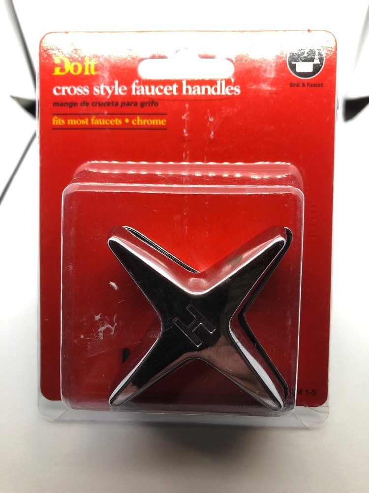 Do it Cross Pattern Replacement Faucet Handles - 411664