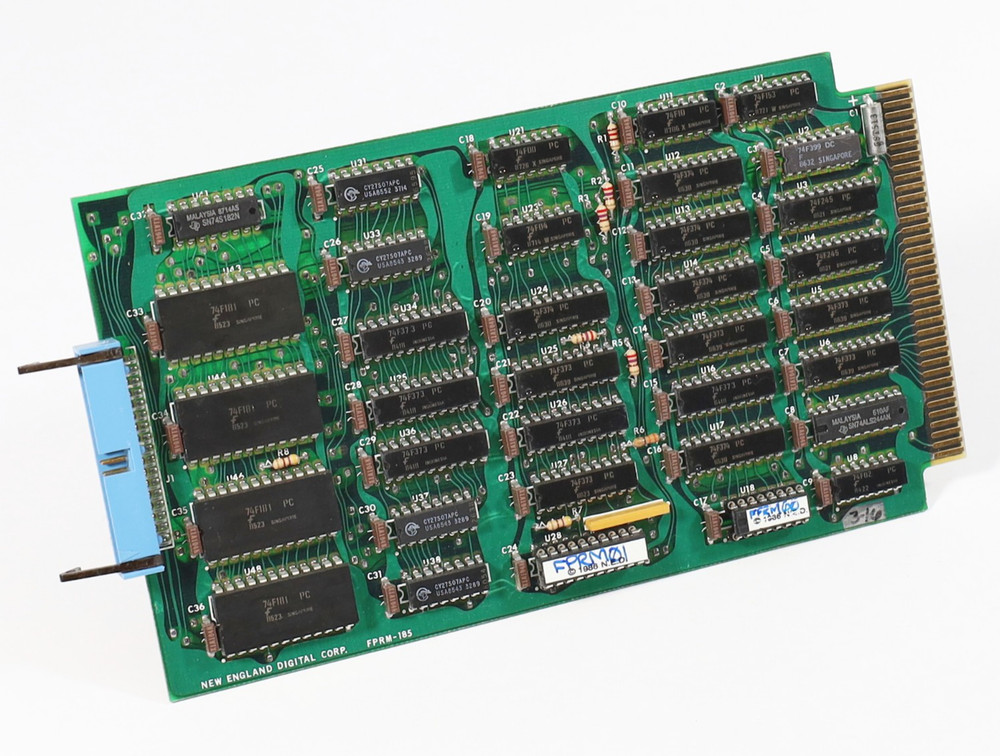 New England Digital Synclavier FPRM Computer Bin Card