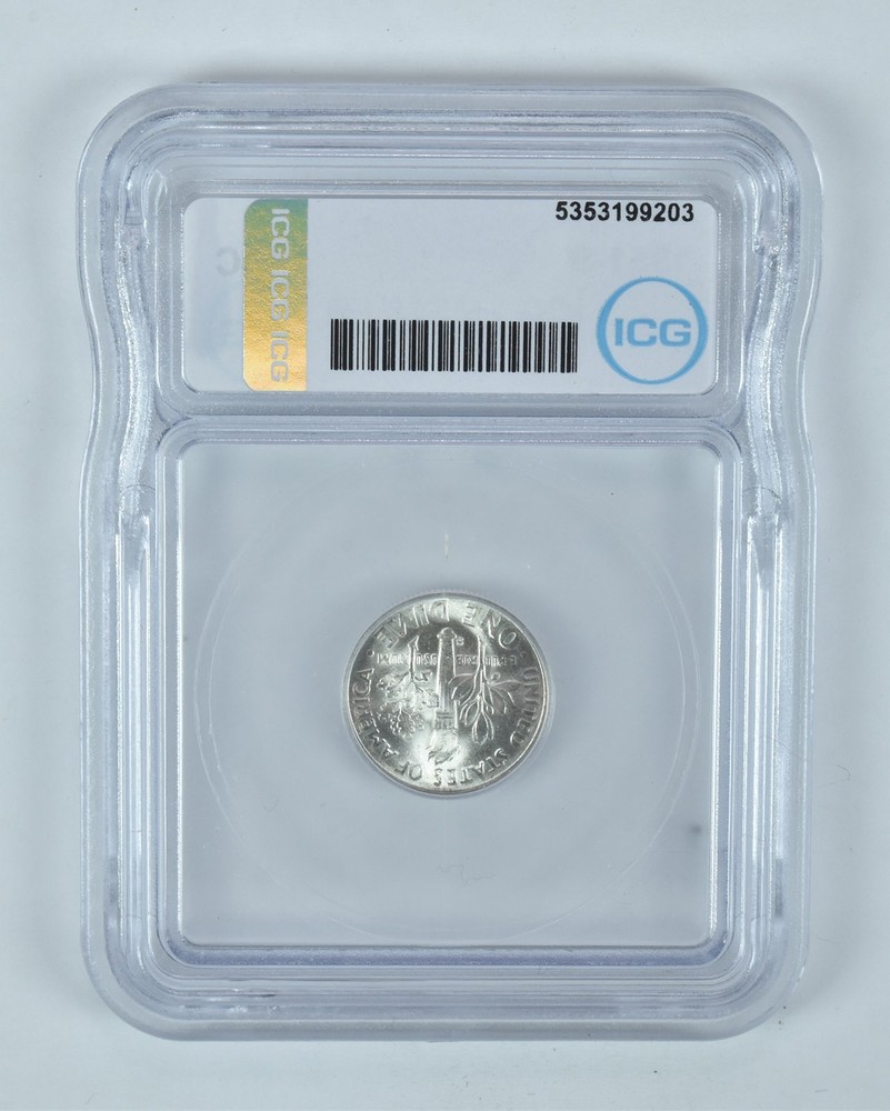 1951-S Roosevelt Dime MS66 FB ICG