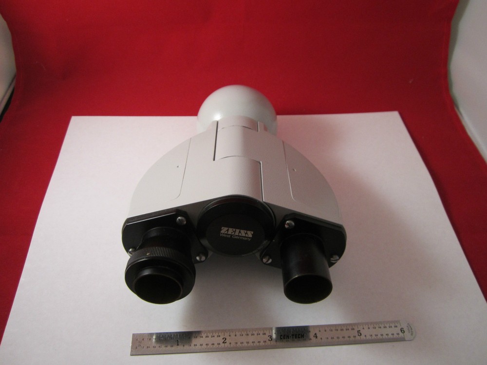 MICROSCOPE PART ZEISS GERMANY HEAD EYEPIECE HOLDER  BIN#1C