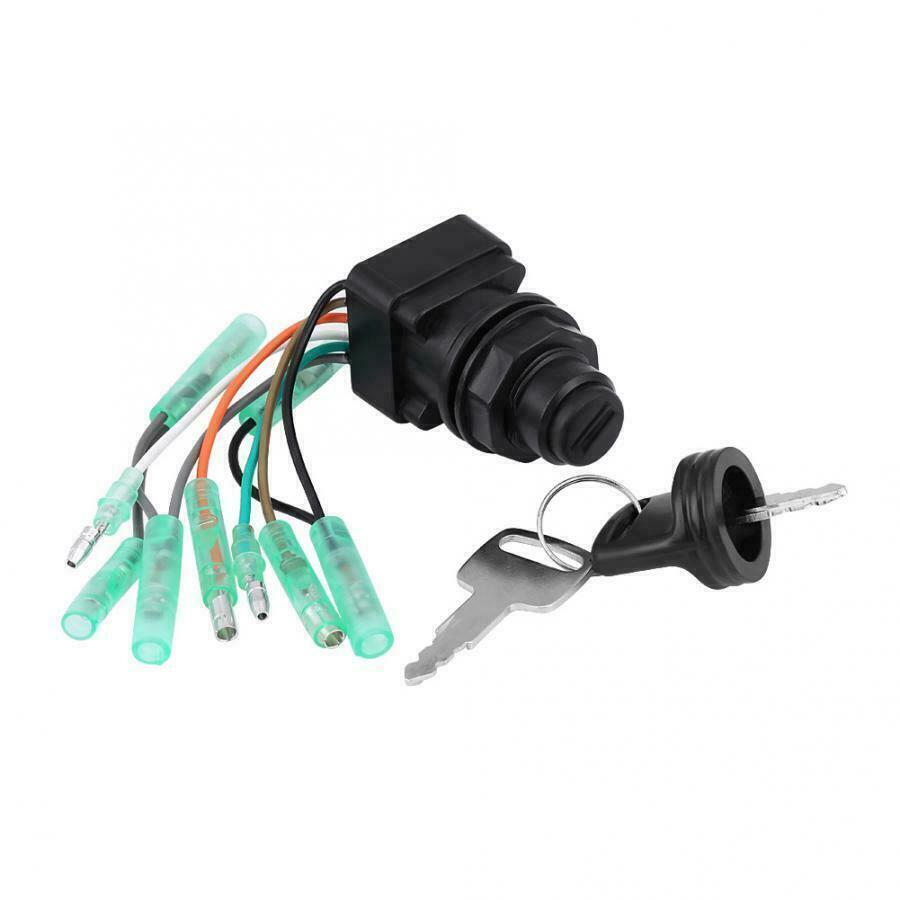 Ignition Key Switch 37110-92E01 Assembly Replacement Fit for Suzuki Outboard