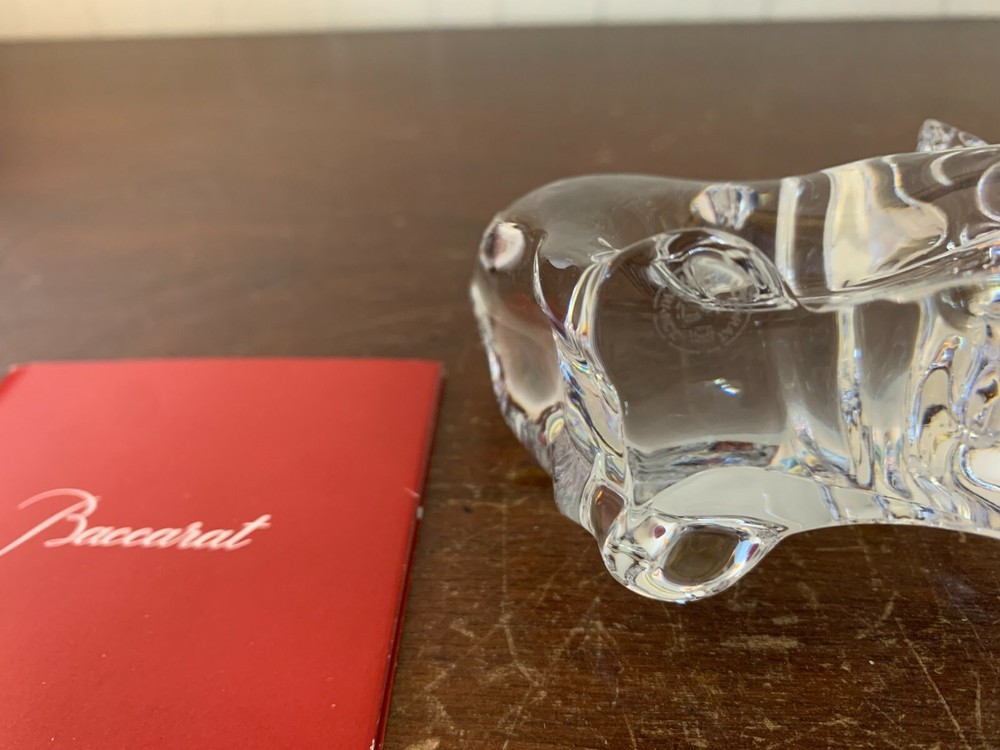 Baccarat Crystal Pug Dog