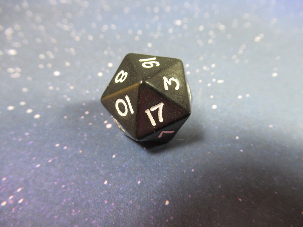 Dungeons & Dragons Castle Ravenloft Replacement Dice Die Black