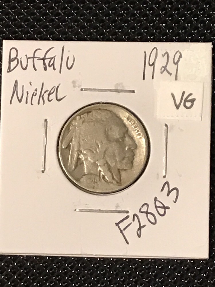 1929 Buffalo Nickel   VG