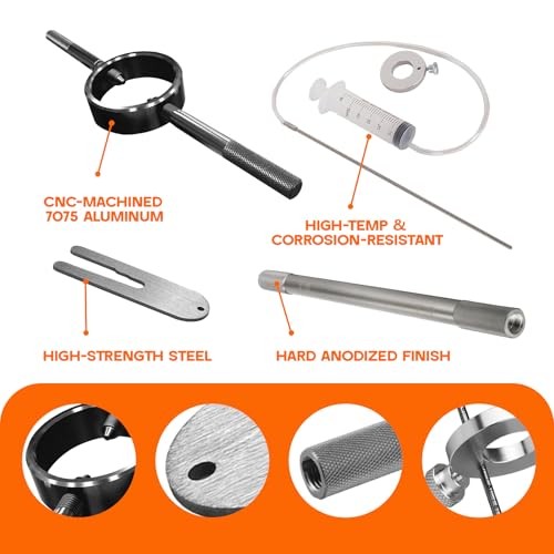 Universal Motorcycle Fork Service Tool Kit,（Fork Oil Level Tool, SET TYPE B