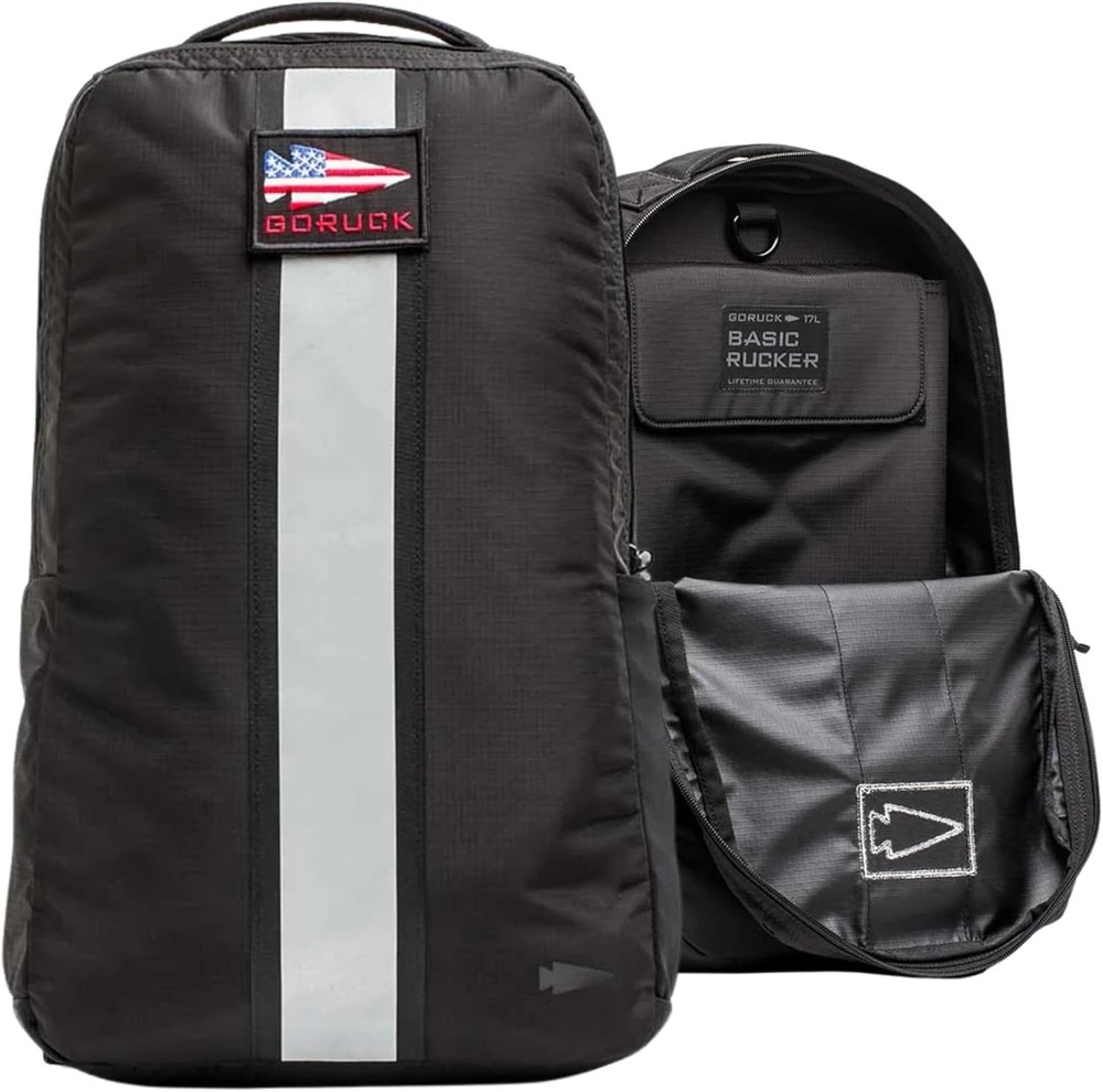 GORUCK Basic Rucker 17L Backpack, Black, Durable Rucksack & MOLLE Daypack🔥New🔥