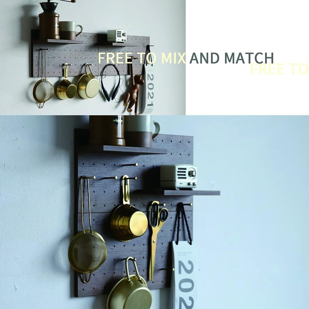 Customizable Modular Pegboard Organizer - Perfect for Home Decor & Crafting