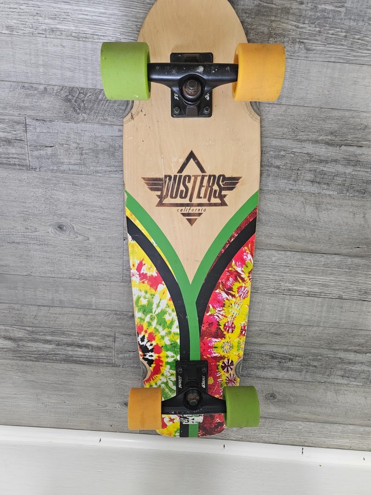 Dusters California  Rasta Tie dye skateboard