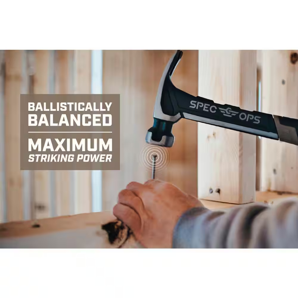 20 Oz. Smooth Face Rip Claw Hammer, Steel Handle