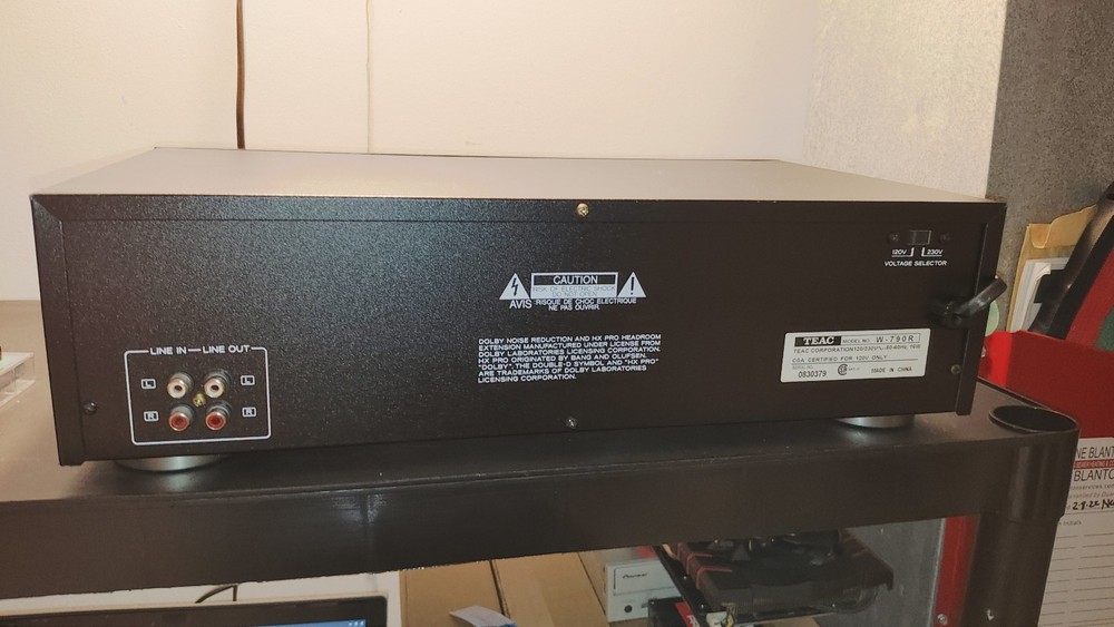 Teac W-790R Stereo Cassette Deck. -HEAR IT-