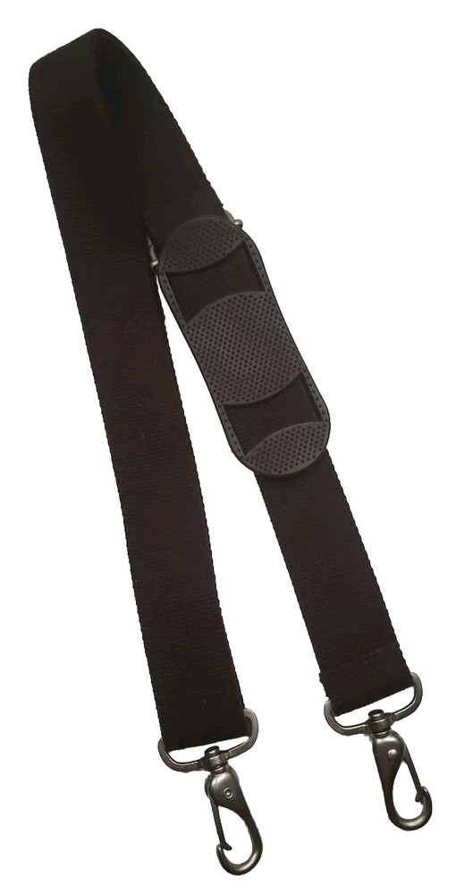 Strap Only 27" Adjustable Brown Canvas 1.5" Wide Heavy Duty Clips