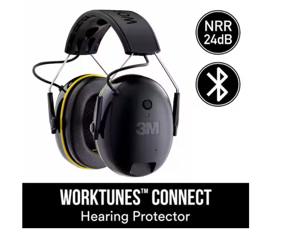 3M WorkTunes Connect Hearing Protector with Bluetooth Technology