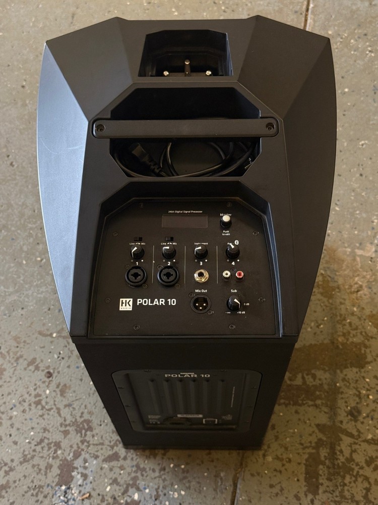 HK AUDIO POLAR 10 Powered Column Array Speaker System with BT. Two-Way 10" 2000W