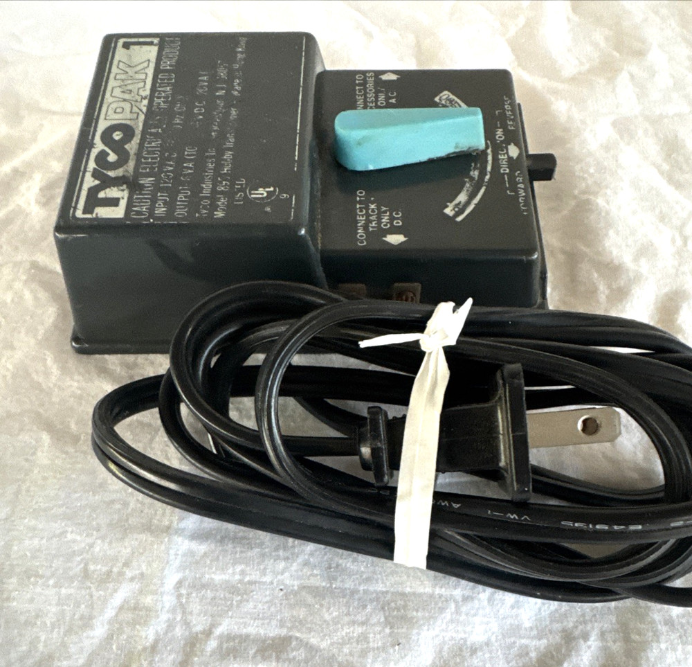 Tyco Pak 1 Model 895 Train Transformer Controller Forward Reverse Directional
