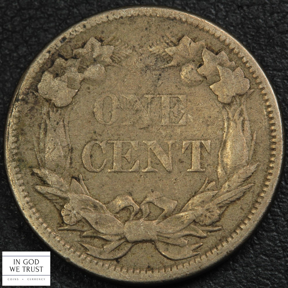 1858 Large Letters Flying Eagle Cent 1C - Cleaning