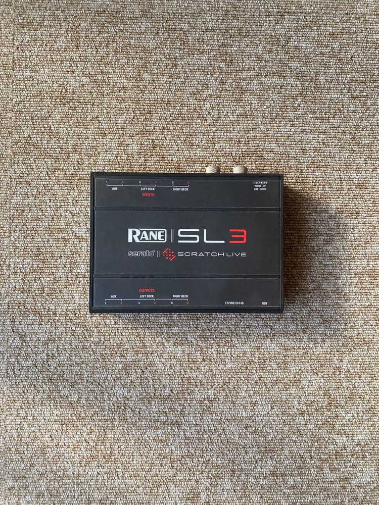 Rane SL3 USB Audio Interface for Serato Scratch Live DJ DVS System