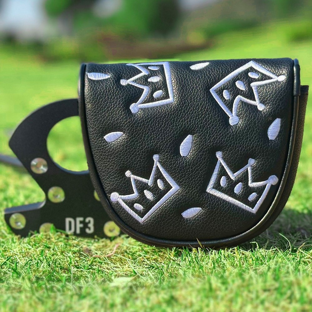Lab DF3 Golf Putter Cover Black Magnetic Closure