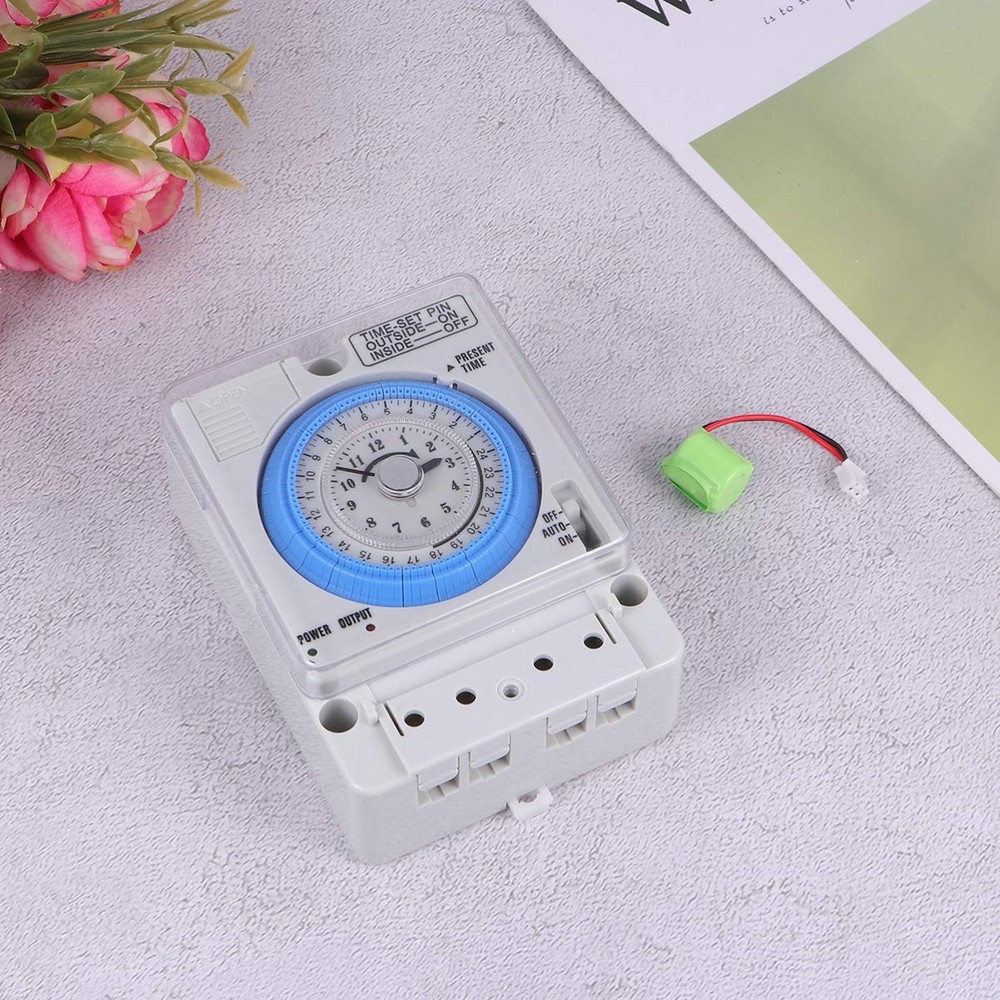 Mechanical Timer 12Vac/Dc Precise Time Control Portable Kitchen Timer for Coo...