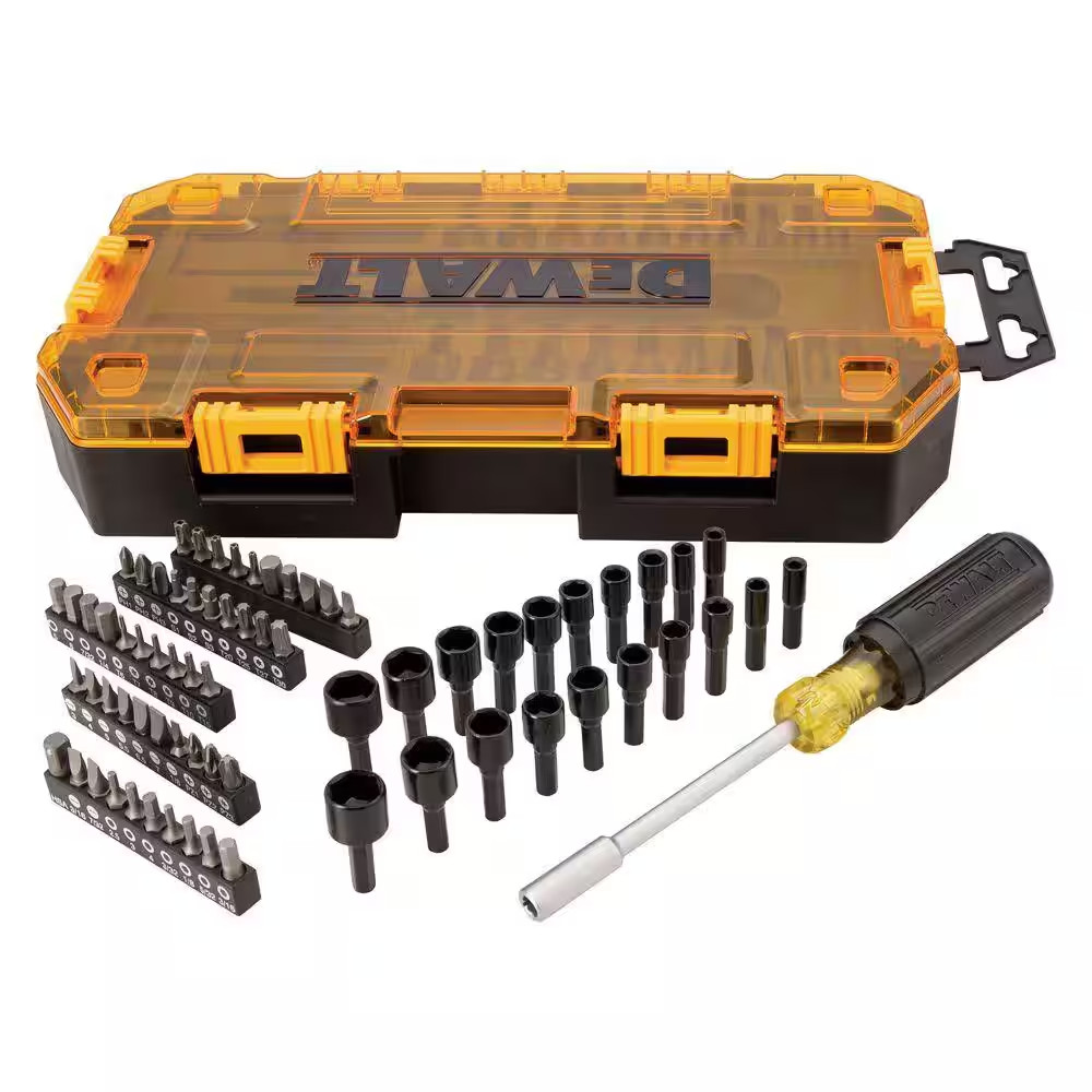 1/4 In. Multi-Bit and Nut Driver Set (70-Piece)