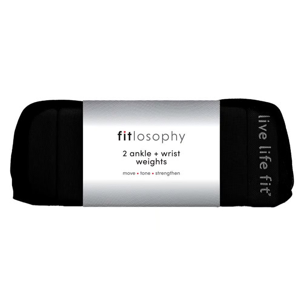 Fitlosophy,  Ankle/Wrist Weights - Black
