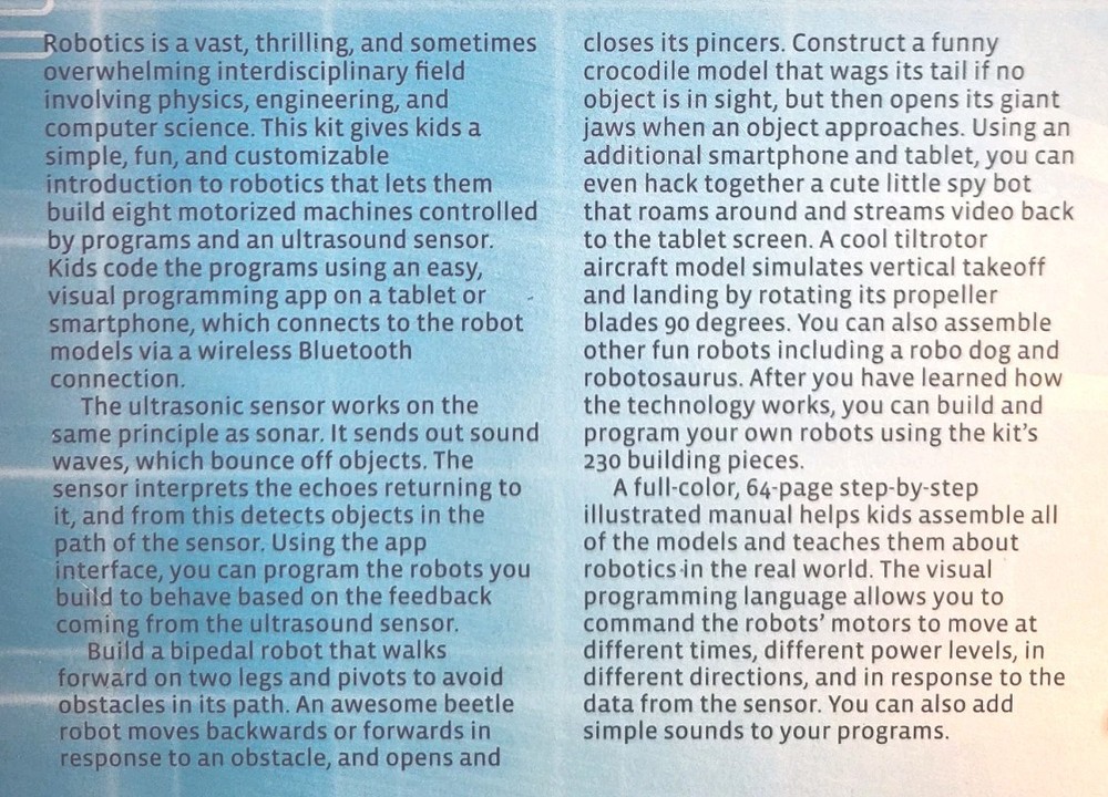 NEW SEALED Robotics Smart Machine Experiment Kit Thames & Kosmos Construct Robot