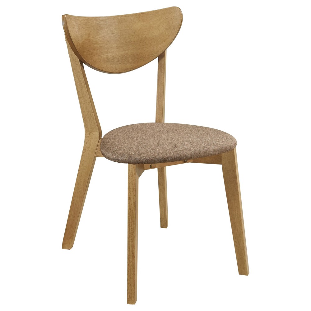 Carson Light Walnut Wood Dining Side Chair